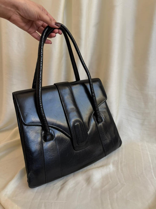 BLACK PREMIUM LEATHER BAG